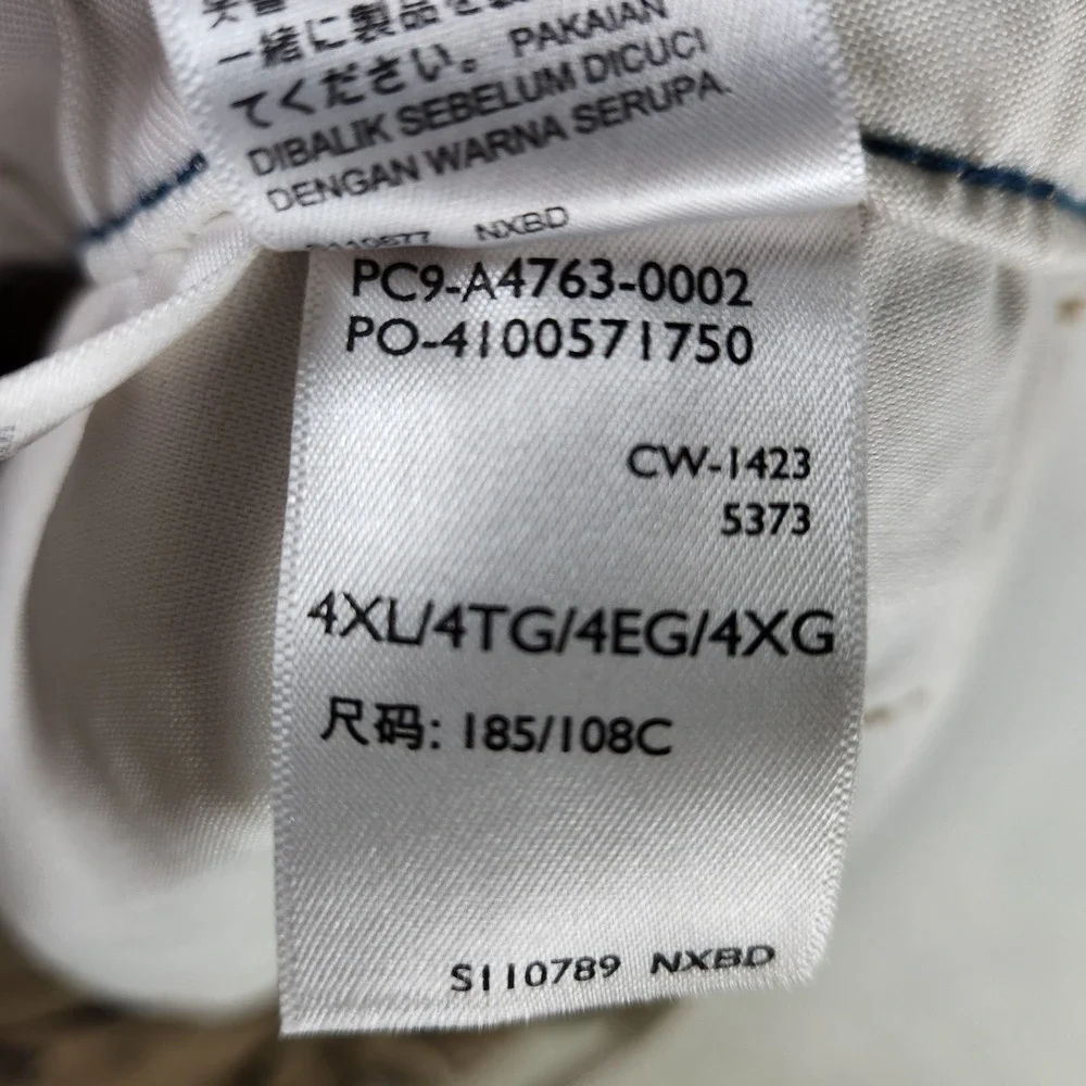 Levi's XX Chino Jogger Pants 4XL Big Tall Stretch‎ Tapered Drawstring Hem Tan